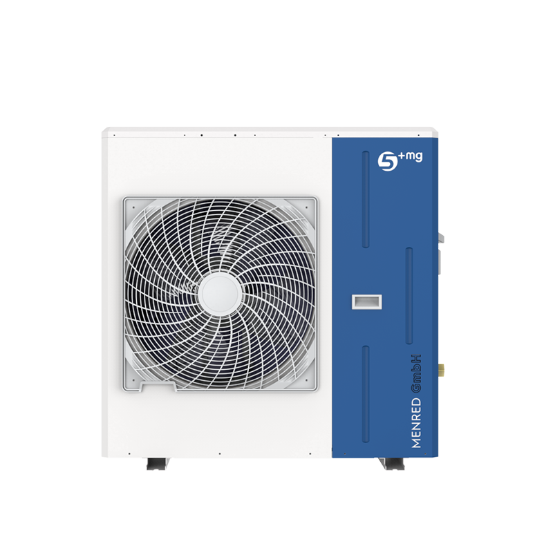 Air source heat pump for AIO system