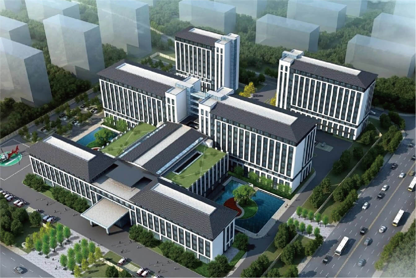 Energy-Efficient Underfloor Heating for Hospitals｜MENRED Solution at Taizhou Huangyan Medical Center